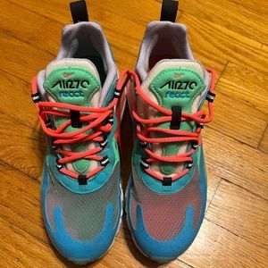 Nike Air Max 270. Worn Only a few times. Too small for me, size women’s 6.5
